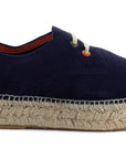 Navy Leather Blucher 19