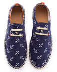 Alpargatas blucher terra anclas marino