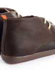 Taupe Leather Boot