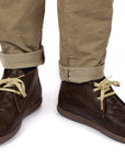 Taupe Leather Boot