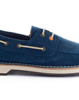 Blue Split Leather Nautical