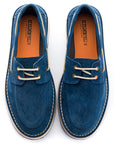 Blue Split Leather Nautical