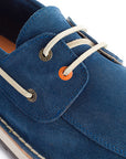 Blue Split Leather Nautical