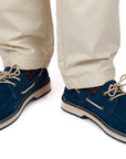 Blue Split Leather Nautical