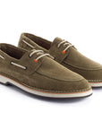 Green Split Leather Nautical