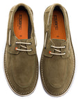 Green Split Leather Nautical