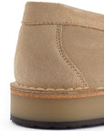 Mocasines piel serraje beige