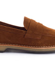 Mocassino In Pelle Crosta Marrone
