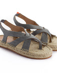 Sandalias yute terra formentera gris