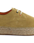 Beige Leather Blucher