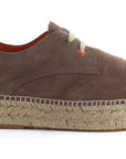 Taupe Leather Blucher