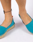 Alpargatas yute mujer camping piel color nube