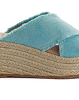 Rodos Aguamar wedge espadrilles