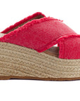 Wedge espadrilles Rhodes Vermillion