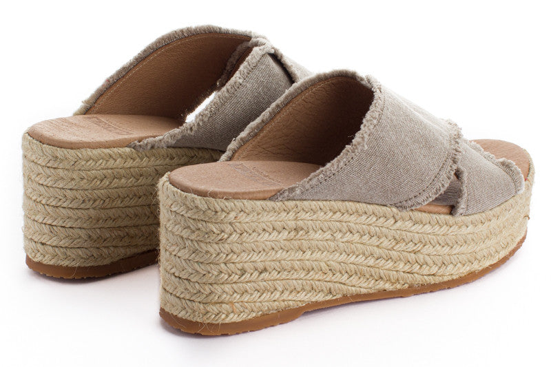 Buy jute wedges online. Jute wedges for women. Esparto wedges