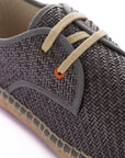 Blucher Raffia Gray