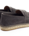 Mocasín piel gris