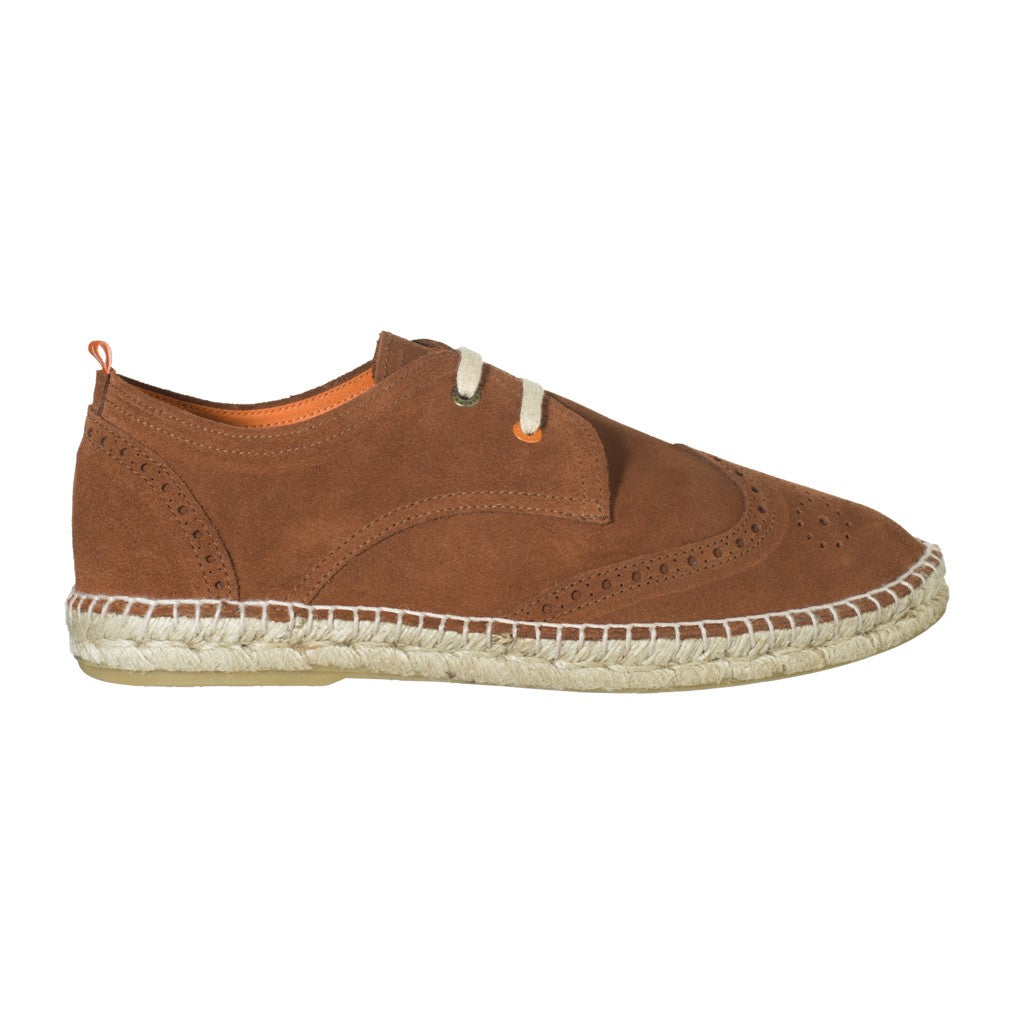 Oxford Pelle Scamosciata Marrone