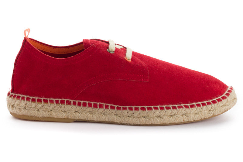 Blucher Piel Serraje Rojo
