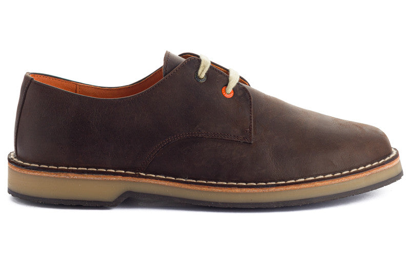 Blucher Piel Encerada Café