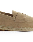 Mocasín Piel Serraje Beige