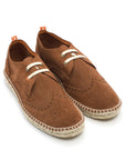 Oxford Pelle Scamosciata Marrone
