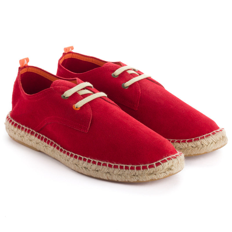 Blucher Piel Serraje Rojo