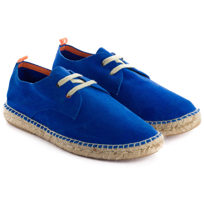 Blucher Piel Serraje Navy