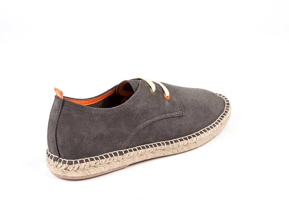 Blucher Piel Serraje Gris para hombre