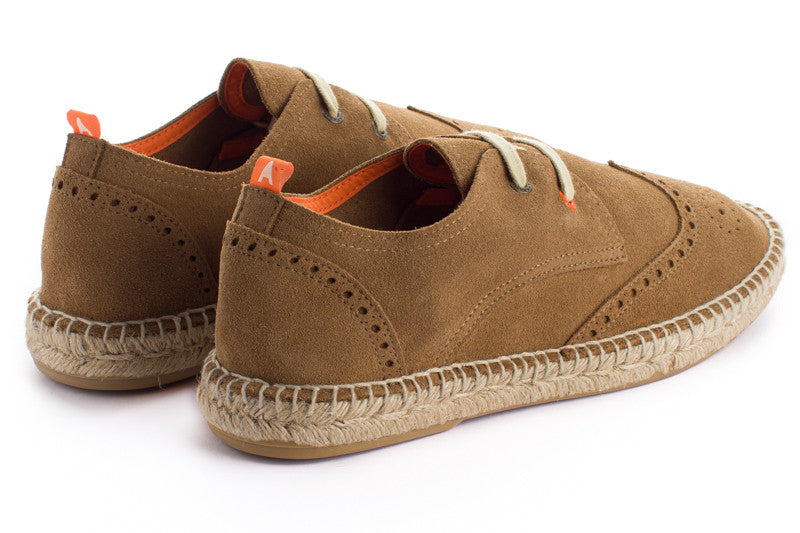 Oxford Piel Serraje Camel