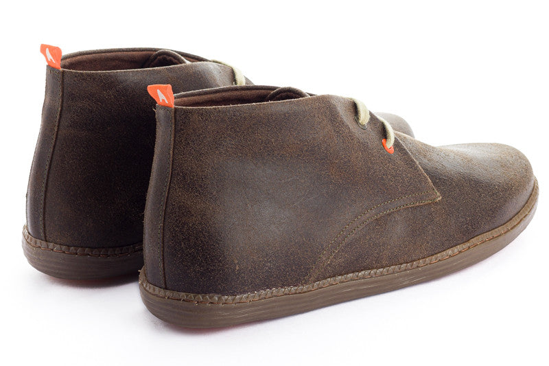 Stivale in pelle di terra