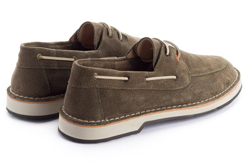 Crosta di cuoio grigio verde nautico