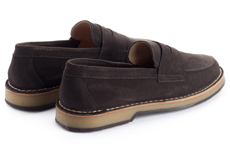 AB Suede Loafer Grey