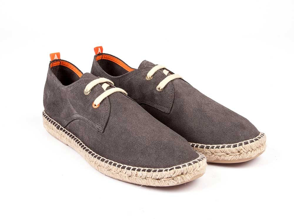 Blucher Piel Serraje Gris para hombre