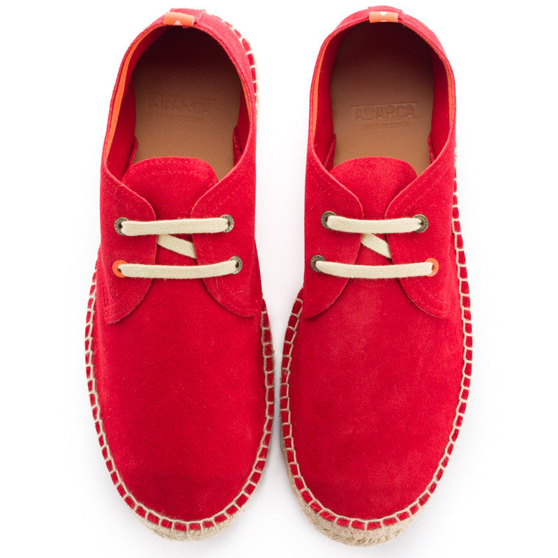 Blucher Piel Serraje Rojo