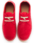 Blucher Piel Serraje Rojo