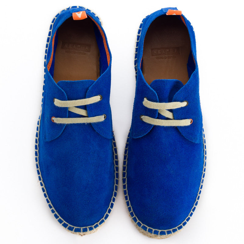 Blucher Piel Serraje Navy