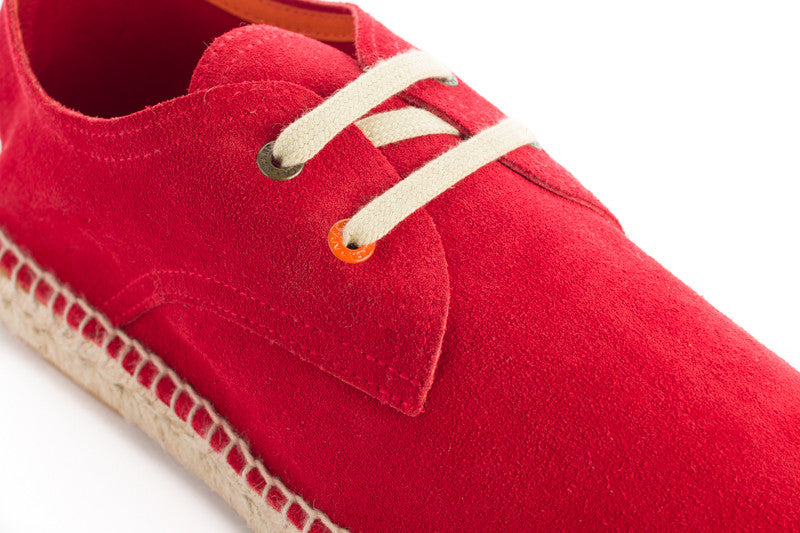 Blucher Piel Serraje Rojo