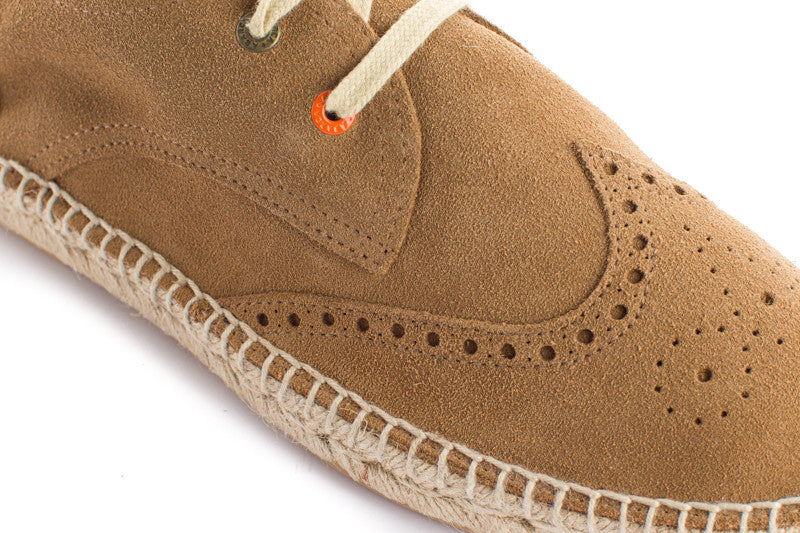 Oxford Piel Serraje Camel