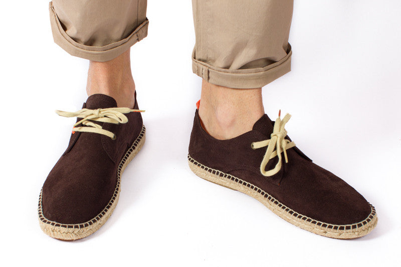 Blucher piel serraje chocolate