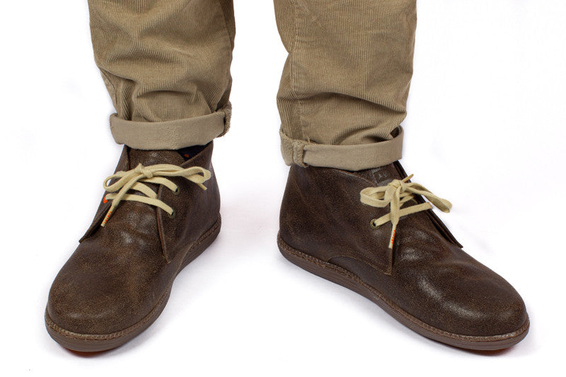 Stivale in pelle di terra