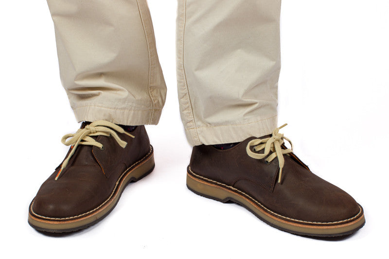 Blucher Piel Encerada Café