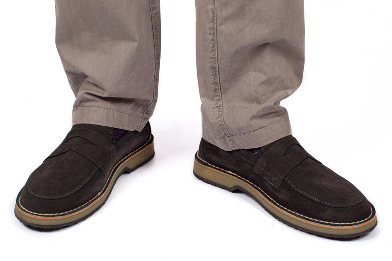 AB Suede Loafer Grey