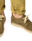 Blucher Piel Serraje Kaki