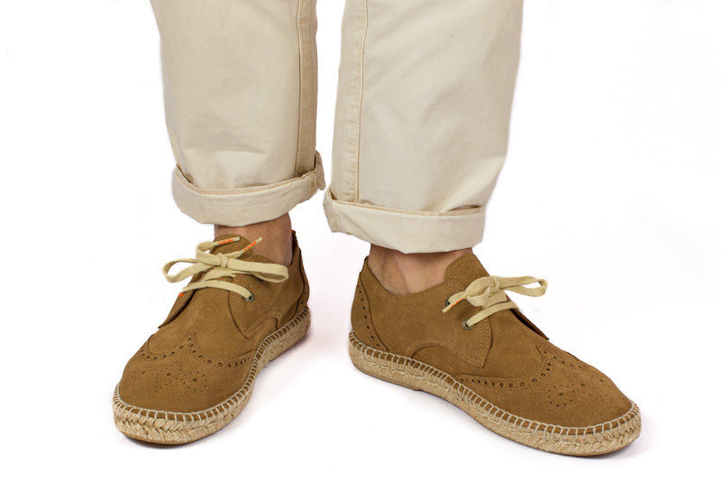 Oxford Piel Serraje Camel