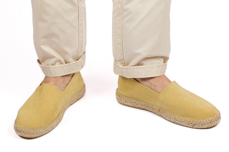 Campeggio Pelle Crosta Giallo