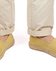 Campeggio Pelle Crosta Giallo