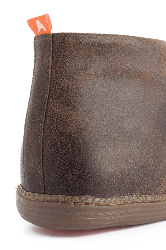 Stivale in pelle di terra