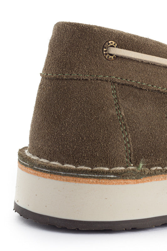 Crosta di cuoio grigio verde nautico