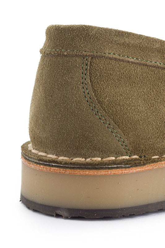 Mocassino In Crosta Verde